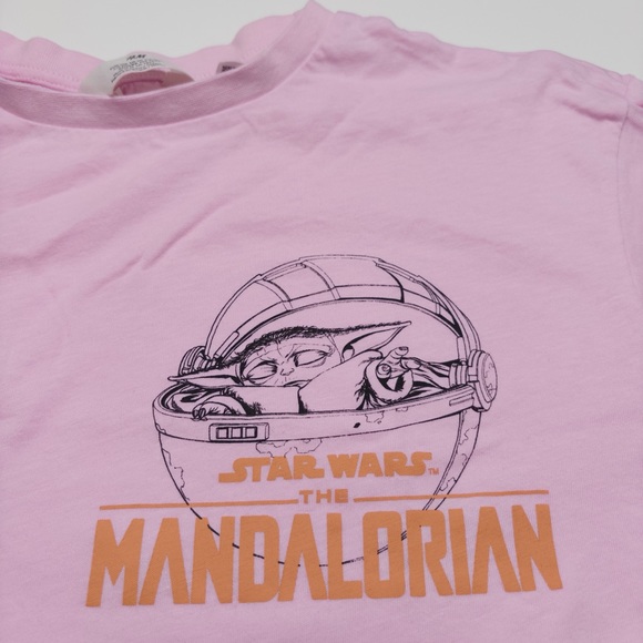 H&M Disney’s Star Wars Mandalorian Baby Yoda 2 Oversized T-Shirts US Youth 20 - Picture 5 of 12